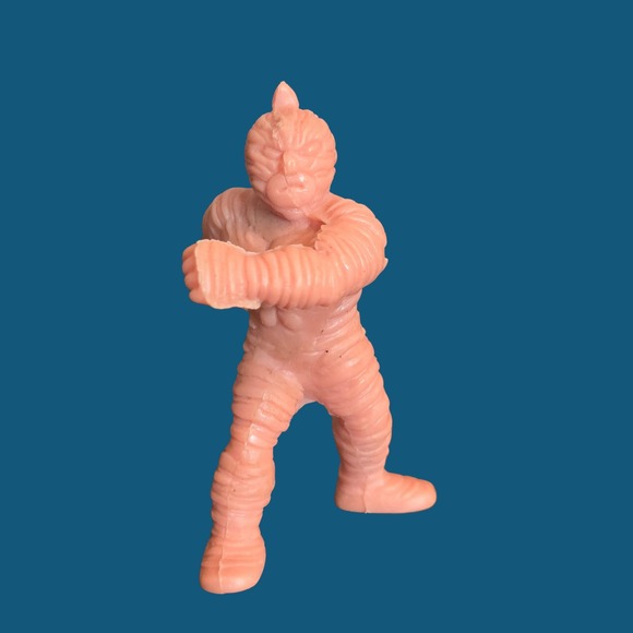 Bandai Other - Vintage Kinnikuman Kinkeshi MUSCLE Salmon Pink Rubber Figure Zebra B 219